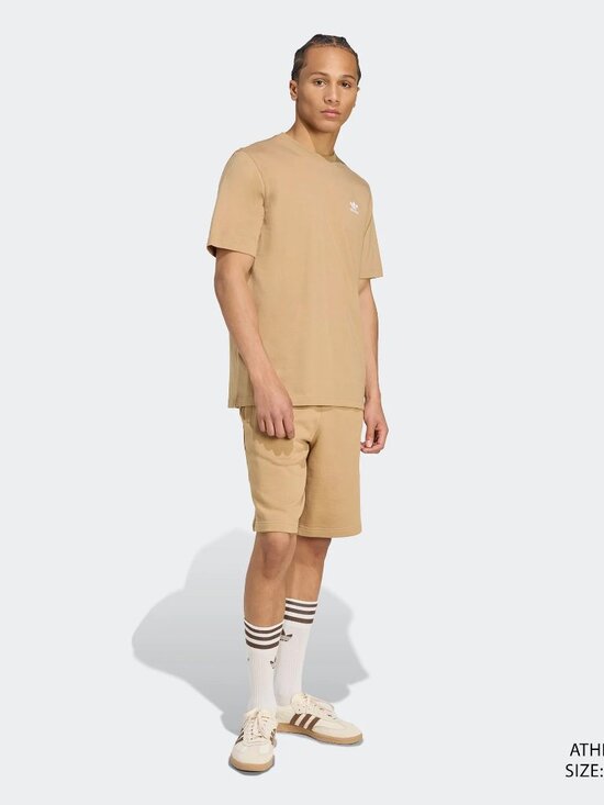 add Other - adidas Men's Trefoil Essentials Short Sleeve T-Shirt - Color: Cardboard